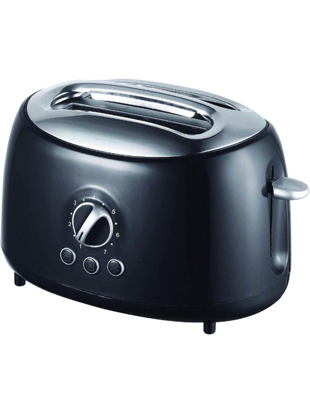 Cool-Touch Retro 2-Slice Toaster with Extra-Wide Slots - Stylish Kitchen
